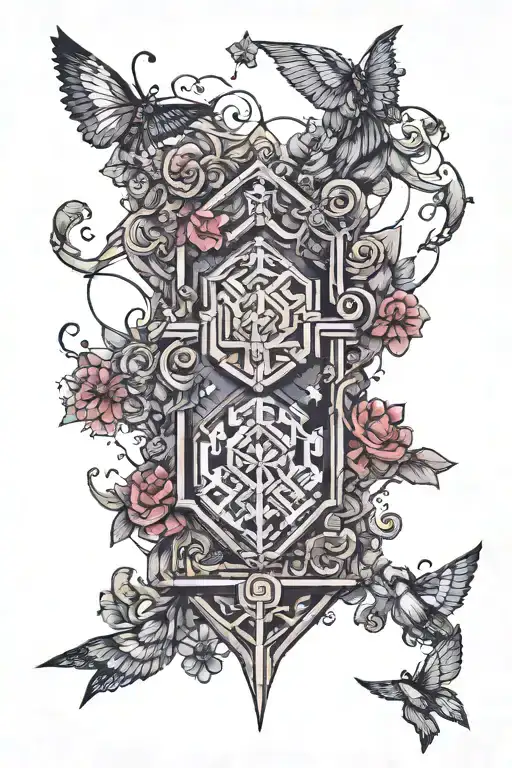 minecraft tattoo design idea