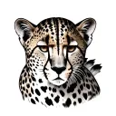 Cheetah Print tattoo design idea