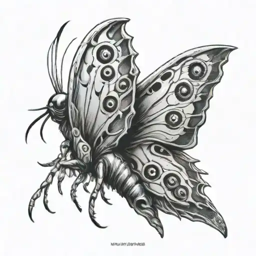 mothra tattoo design idea