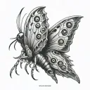 mothra tattoo design idea