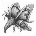mothra tattoo design idea