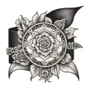 ANKLE BRACELET tattoo design idea