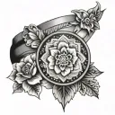 ANKLE BRACELET tattoo design idea