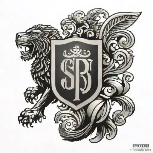 SPQR emblem tattoo design idea