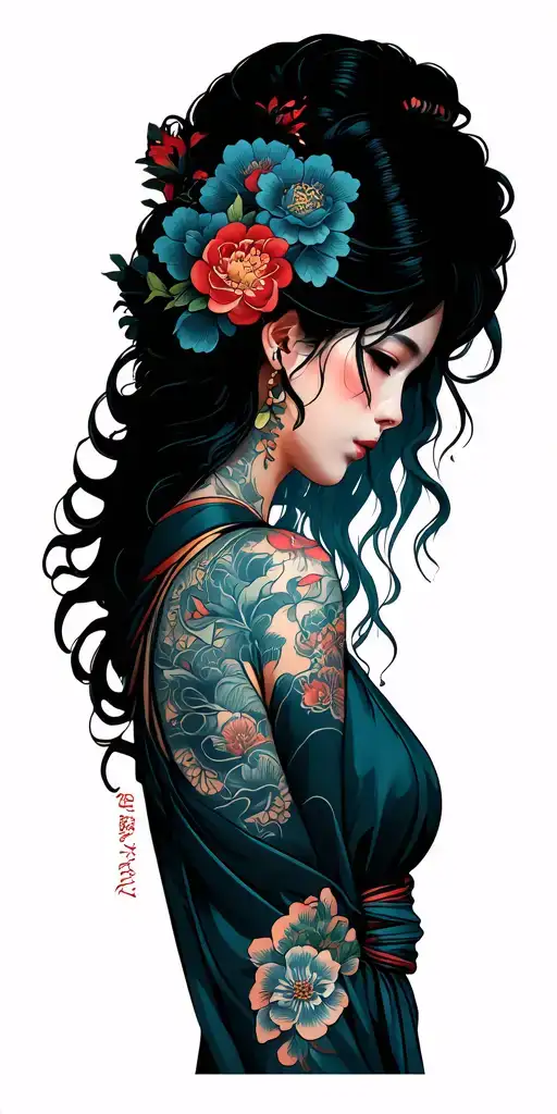 "Luka, Aria" full sleeve tattoo tattoo design idea