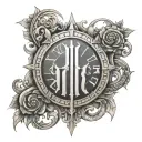 2007 In Roman Numerals tattoo design idea