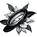 Mens Wedding Ring tattoo design idea