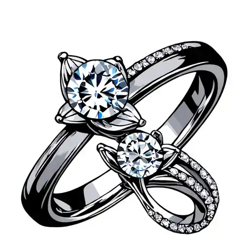 Wedding Ring tattoo design idea