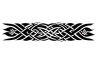 celtic tribal patterns tattoo design idea