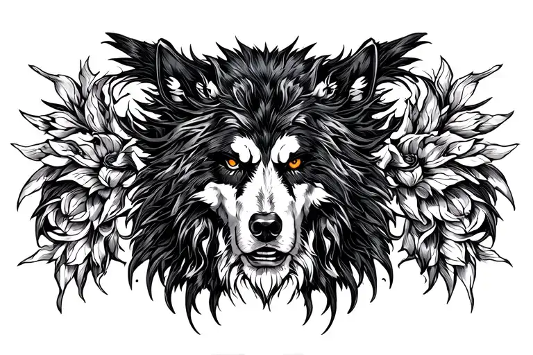 lobo tattoo design idea