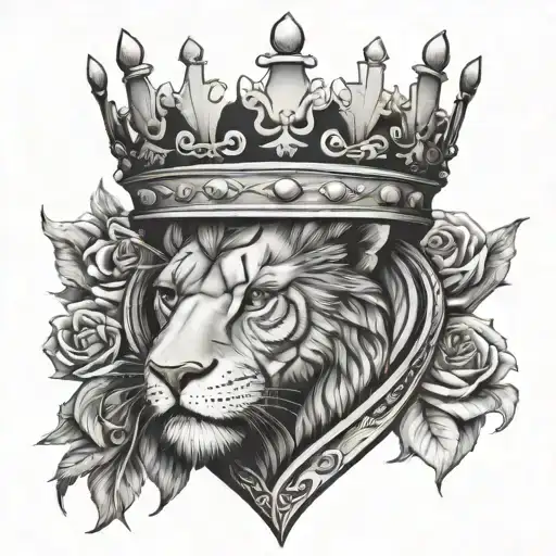 king of my heart tattoo design idea