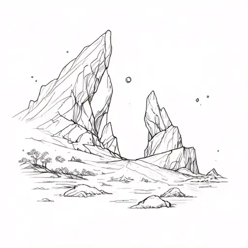 Geology tattoo design idea