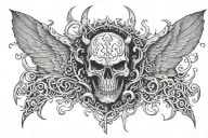 666 tattoo design idea