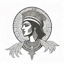 isis tattoo design idea