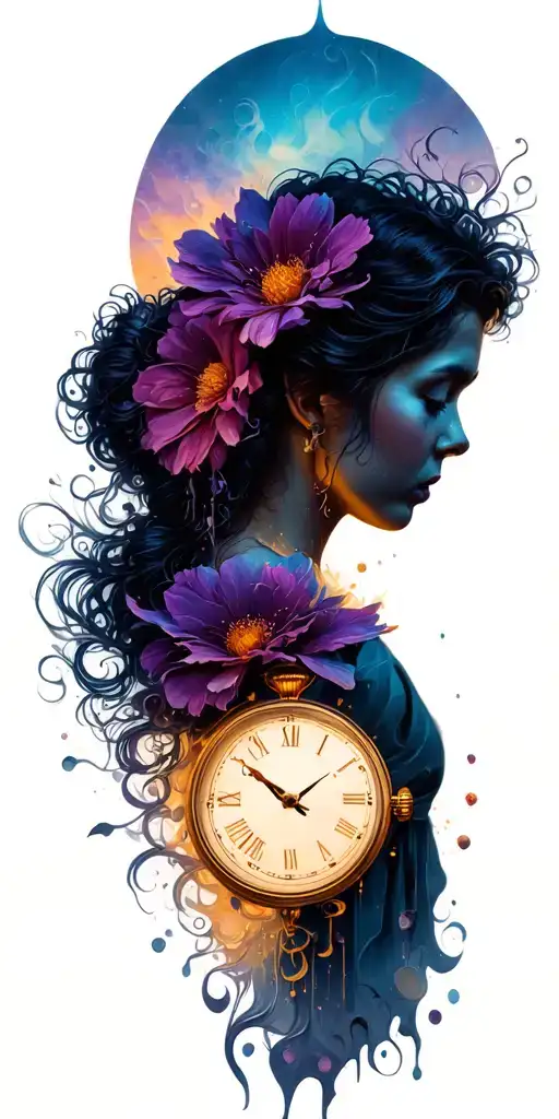 sands of time slipping away, loss of son a mothers grief tattoo design idea