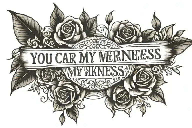 a text tattoo that says You carry my weakness, my sickness, my brokenness All on Your shoulders tattoo design idea