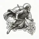 Saint Christopher tattoo design idea