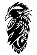 Thunderbird tattoo design idea