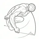 sisyphus tattoo design idea