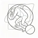 sisyphus tattoo design idea