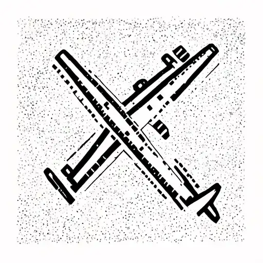 airport runway tattoo design idea
