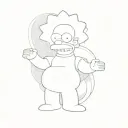 the simpsons tattoo design idea