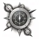 attitude indicator dc 8 tattoo design idea