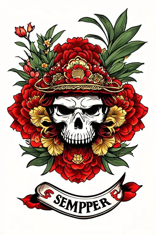 Semper Fi tattoo design idea
