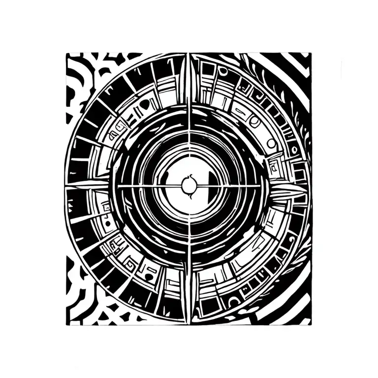 spacetime, love and eternity and use egyptian gods,  burning man and madmax like  tattoo design idea