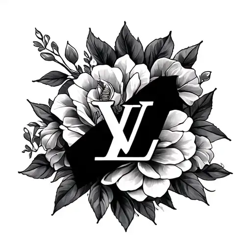 Louis Vuitton tattoo design idea