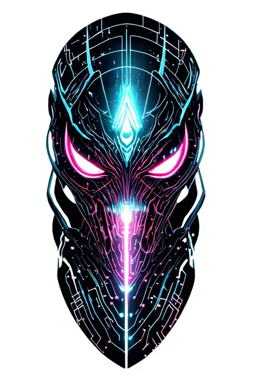 symbiote taking over my body tattoo design idea