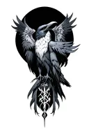 morrigan ravens tattoo design idea