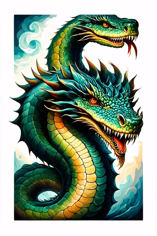 jormungandr tattoo design idea