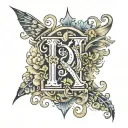 initials DS tattoo design idea