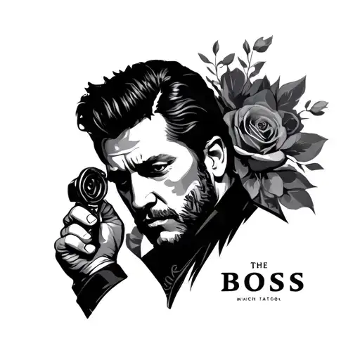 The boss tattoo design idea
