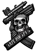 2nd amendment  tattoo design idea