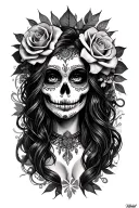 Catrina Nina Williams tattoo design idea