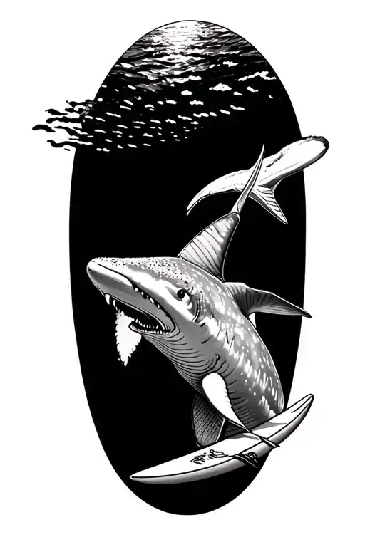 surfing, maldives, whale shark, nc state, app state tattoo design idea
