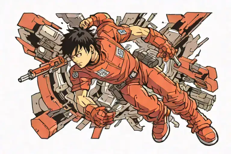 kaneda Akira anime tattoo design idea
