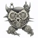 Automata tattoo design idea