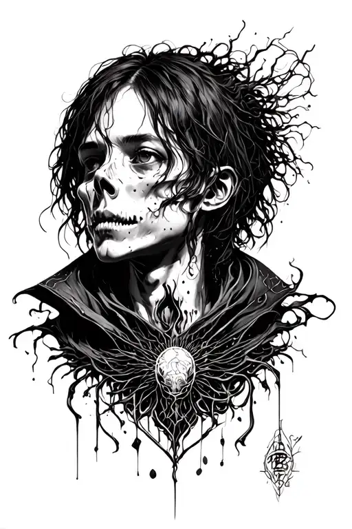 Death Stranding tattoo design idea