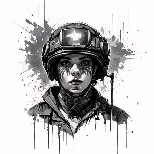 Metro 2033 tattoo design idea