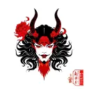 god and devil tattoo design idea