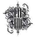 Two Word Ambigram Generator tattoo design idea