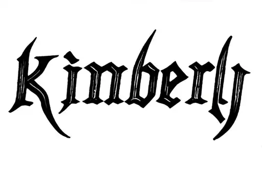 "Kimberly" tattoo design idea