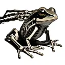Frog Skeleton tattoo design idea