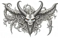 Gore Baphomet tattoo design idea