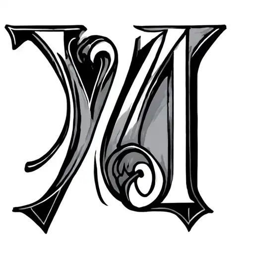 1971 Roman Numerals tattoo design idea