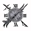 1971 Roman Numerals tattoo design idea