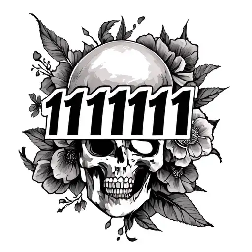 1111 tattoo design idea